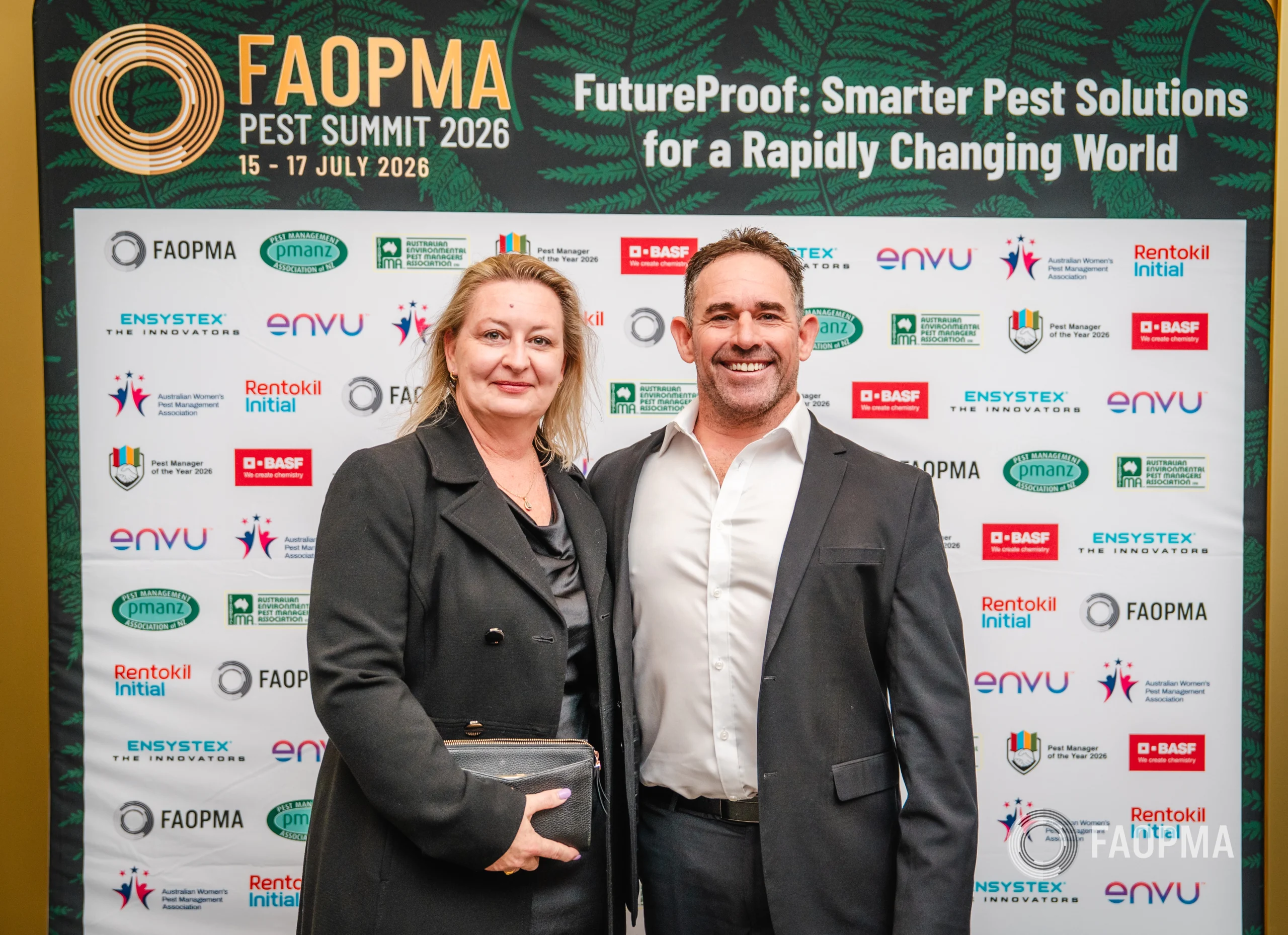 Staff at the FAOPMA Pest Summit 2026 in Auckland, New Zealand