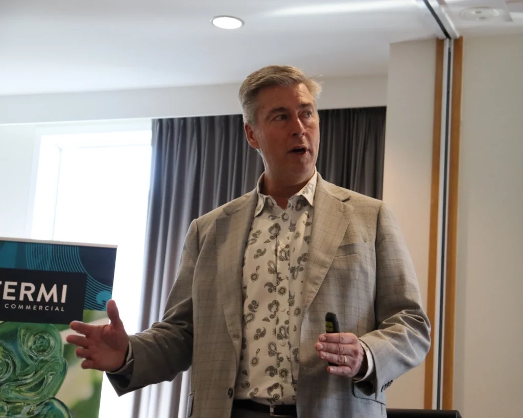 Tim Reardon, Chief Economist at the Housing Industry Association (HIA) presenting at the 2026 Termi Home & Commercial national conference