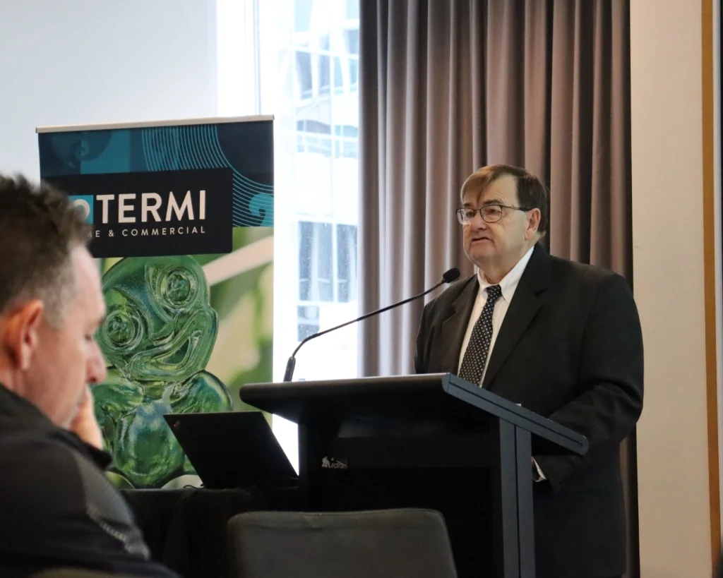 Stephen Ware, National Executive Director at Australian Environmental Pest Managers Association (AEPMA) presenting at the 2026 Termi Home & Commercial national conference