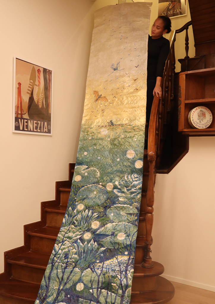 At Her Own Tempo—Given the collaborative nature of a commissioned work, visual artist Gabi Nazareno will only accept works that not just align with her style and technique, but also resonate with her.