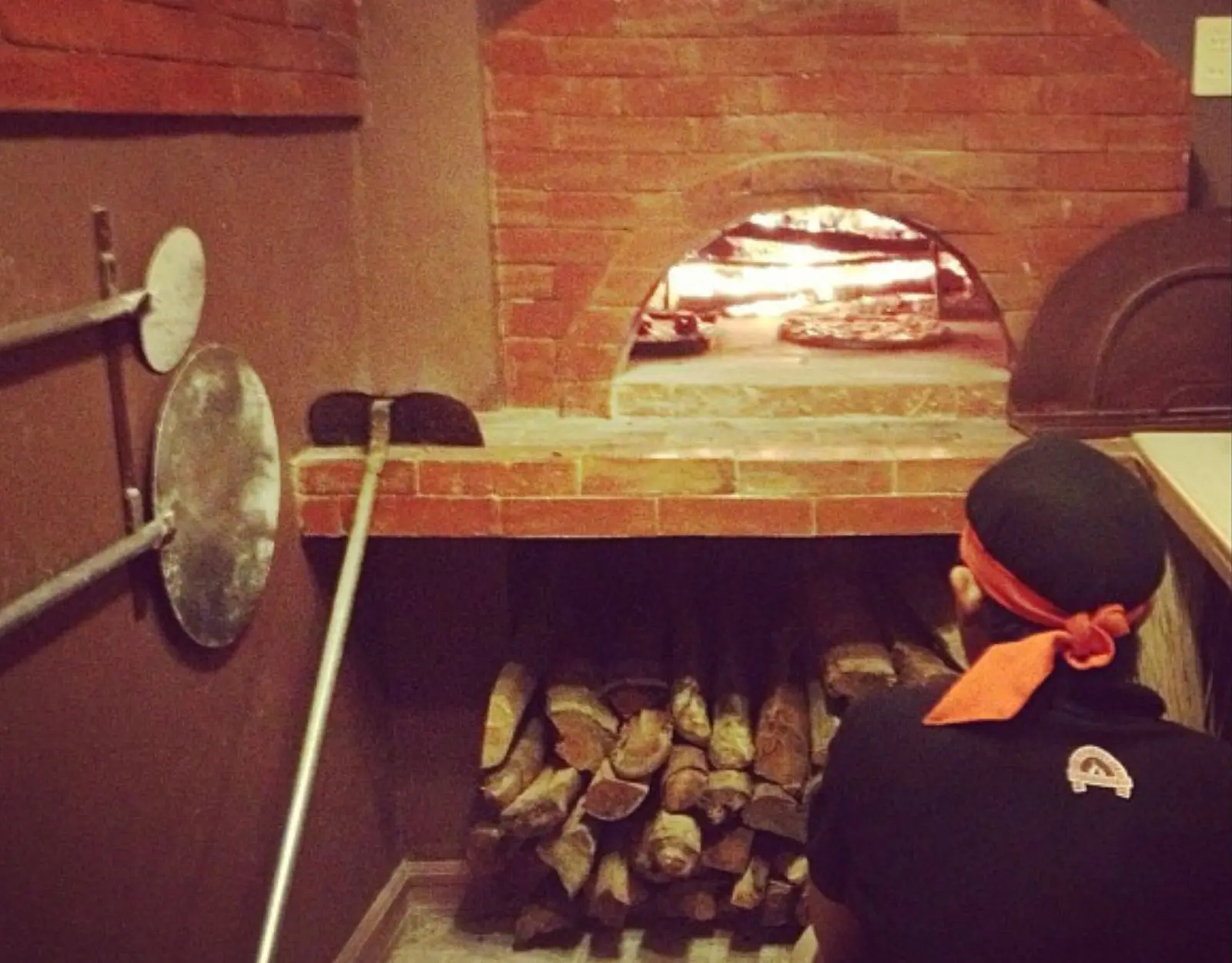 Amare La Cucina's brick oven