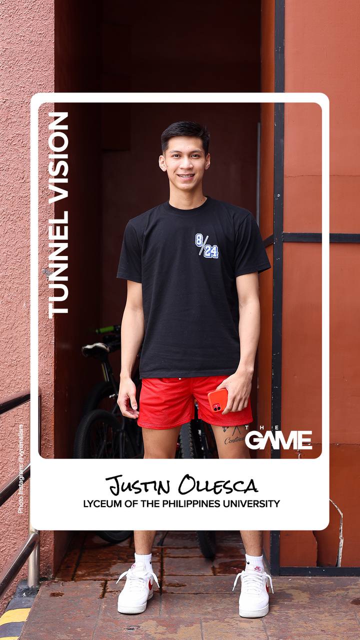 NCAA Basketball player Justin Ollesca