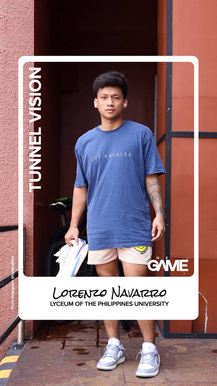Lyceum player Lorenzo Navarro