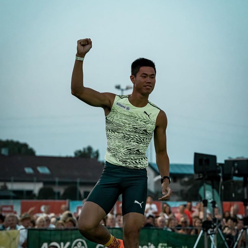 EJ Obiena at the beginning of the 2023 Indoor Season