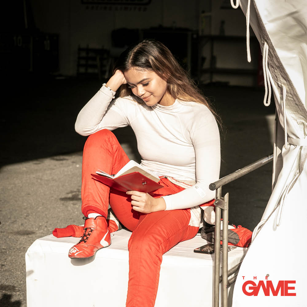 Bianca always documents her experiences to learn from every moment on and off the track.