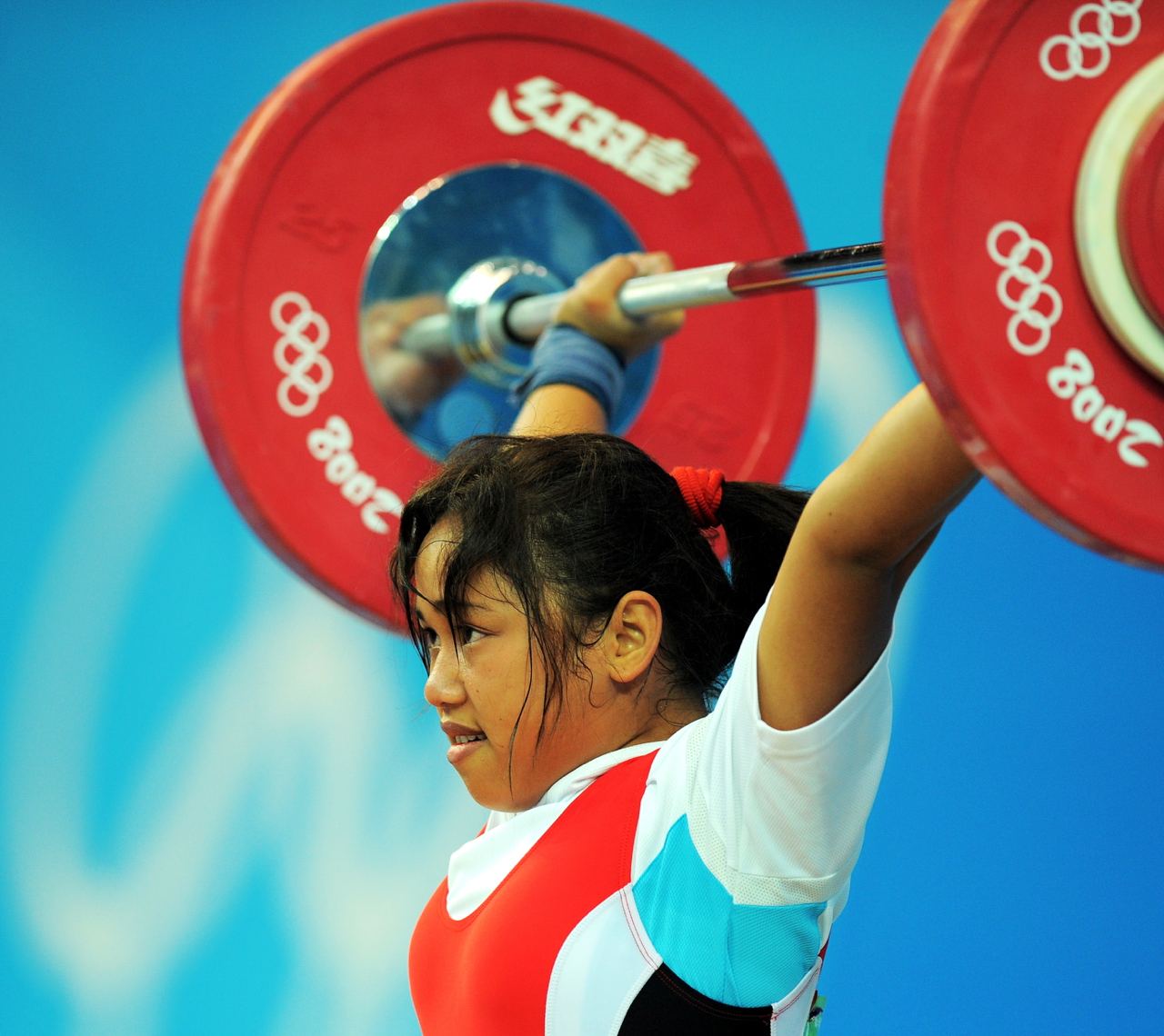 Hidilyn Diaz in her first-ever Olympic Games
