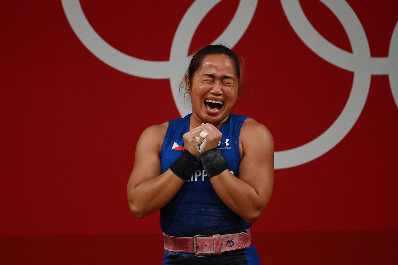 Hidilyn Diaz at the 2020 Tokyo Olympics