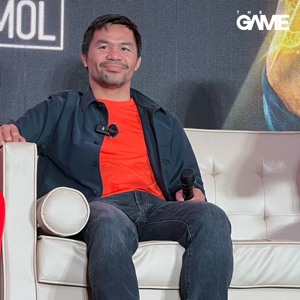 Filipino athletes Manny Pacquiao and Hidilyn Diaz faced one another in Alaxan's Showdown of the Year