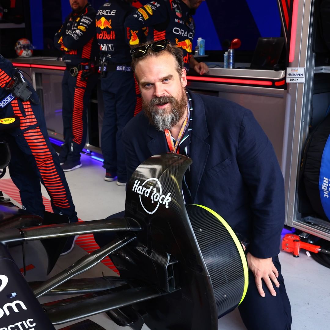Celebrities at the 2023 Monaco Grand Prix: David Harbour