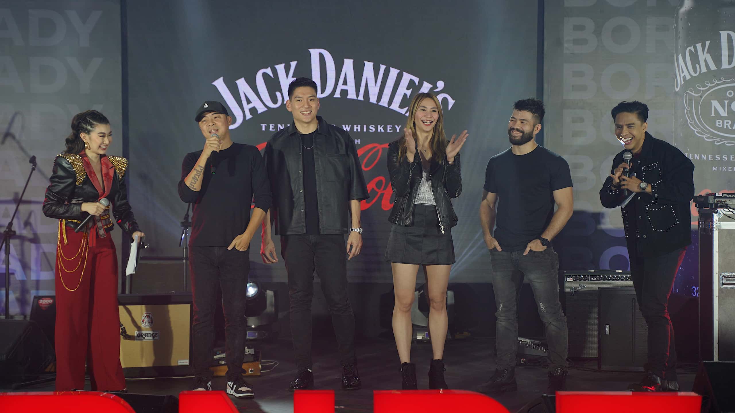 Athlete ambassadors came to celebrate the new partnership of Jack Daniel's and Coca-Cola
