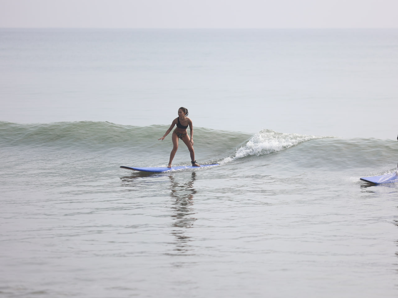 Margaret Nonato riding the waves in Baler at #TheGAMESummer