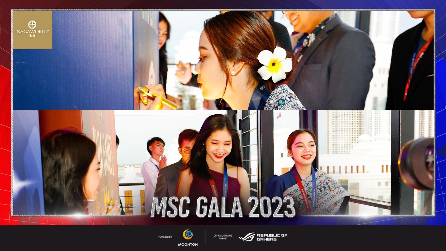 Team EVO at the 2023 MSC Gala