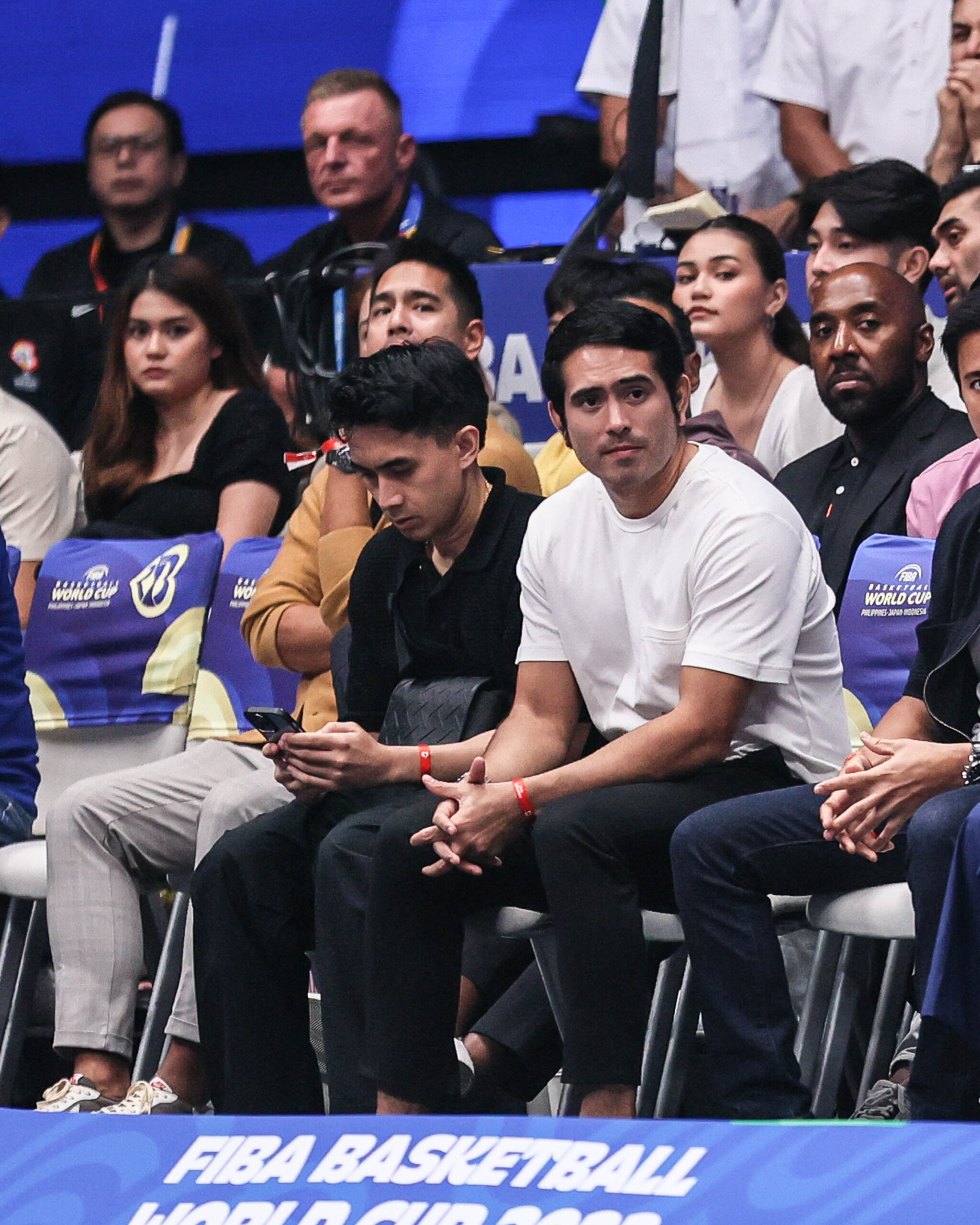 Stars who watched Gilas Pilipinas at the 2023 World Cup: Gerald Anderson and Young JV