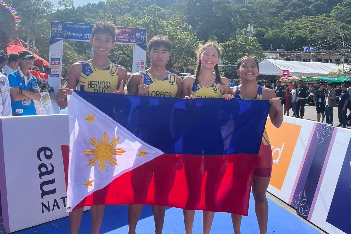 The Philippines' representatives for triathlon in the 2023 Southeast Asian Games