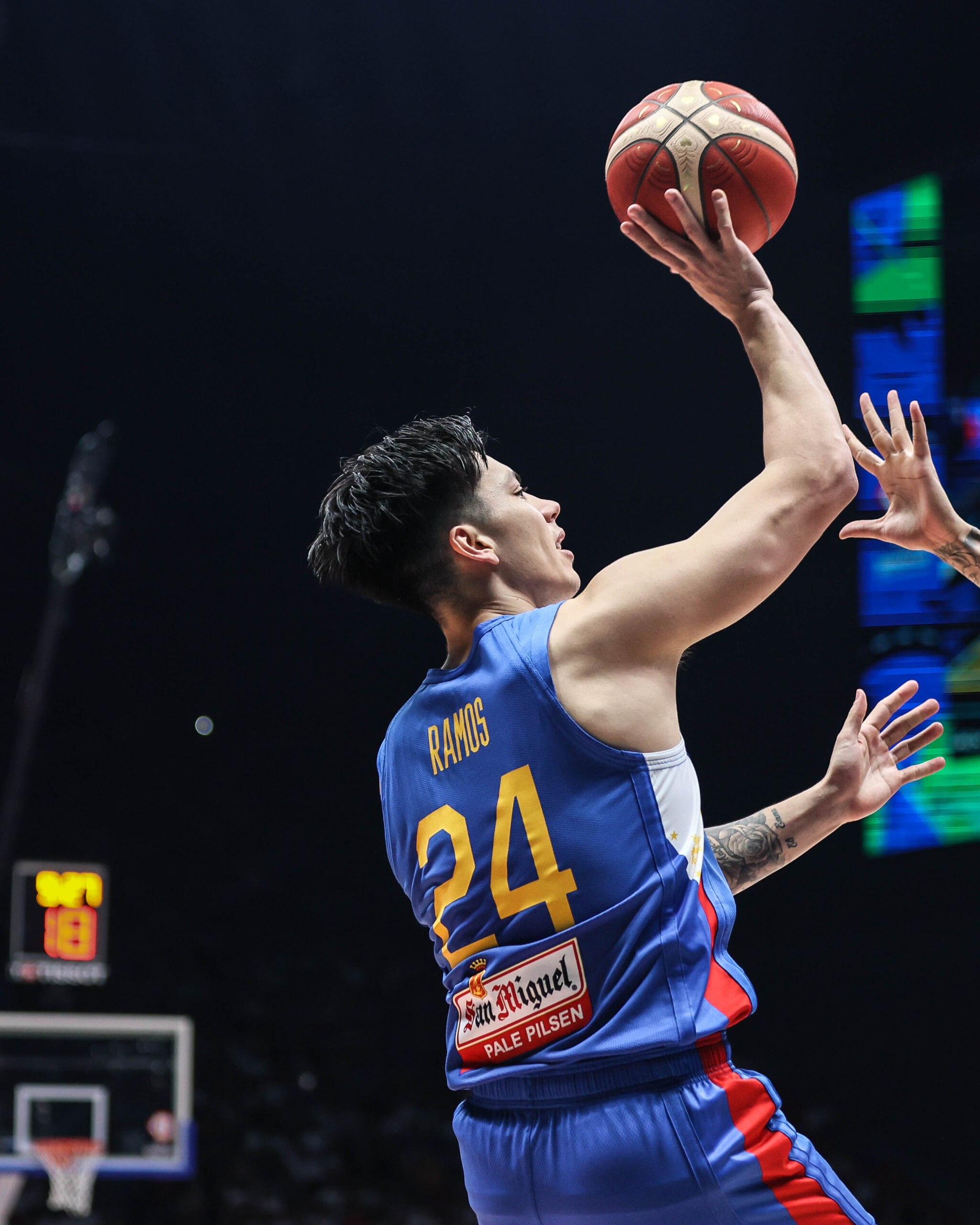 Dwight Ramos for Gilas Pilipinas in the 2023 FIBA World Cup in the Philippines