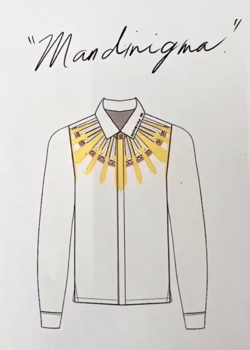 Barong Tagalog designed by Puey Quinones for Team Philippines at the 19th Asian Games