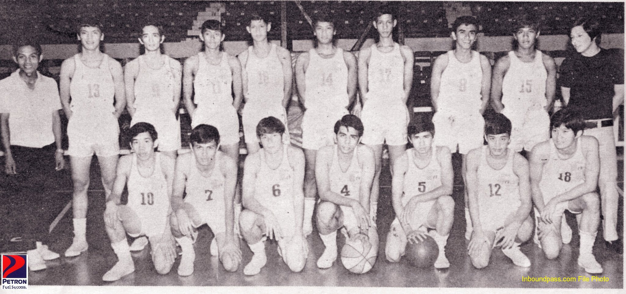 Ateneo de Manila University (ADMU) basketball players in the 1969-1970 NCAA season