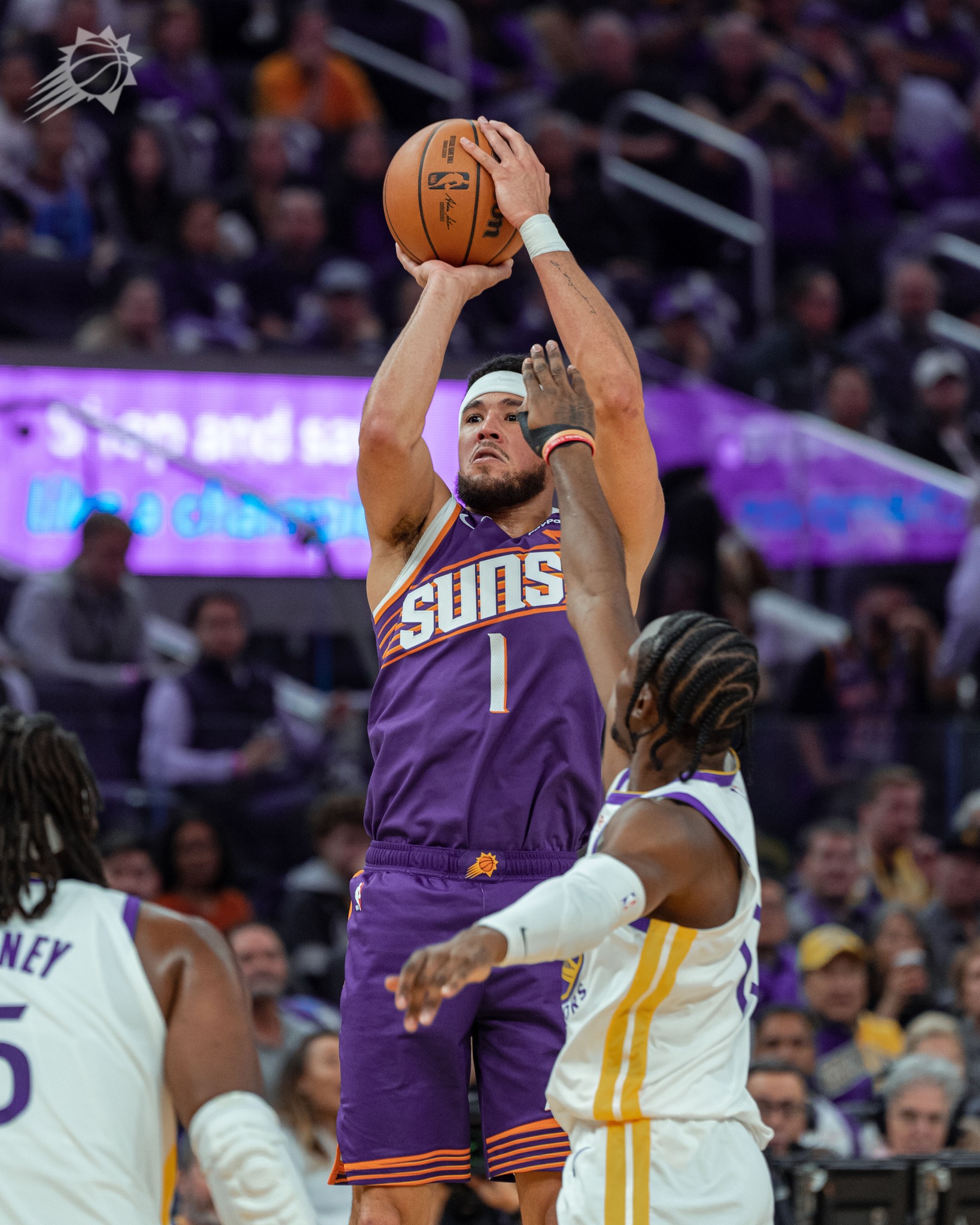 Devin Booker for the Phoenix Suns NBA