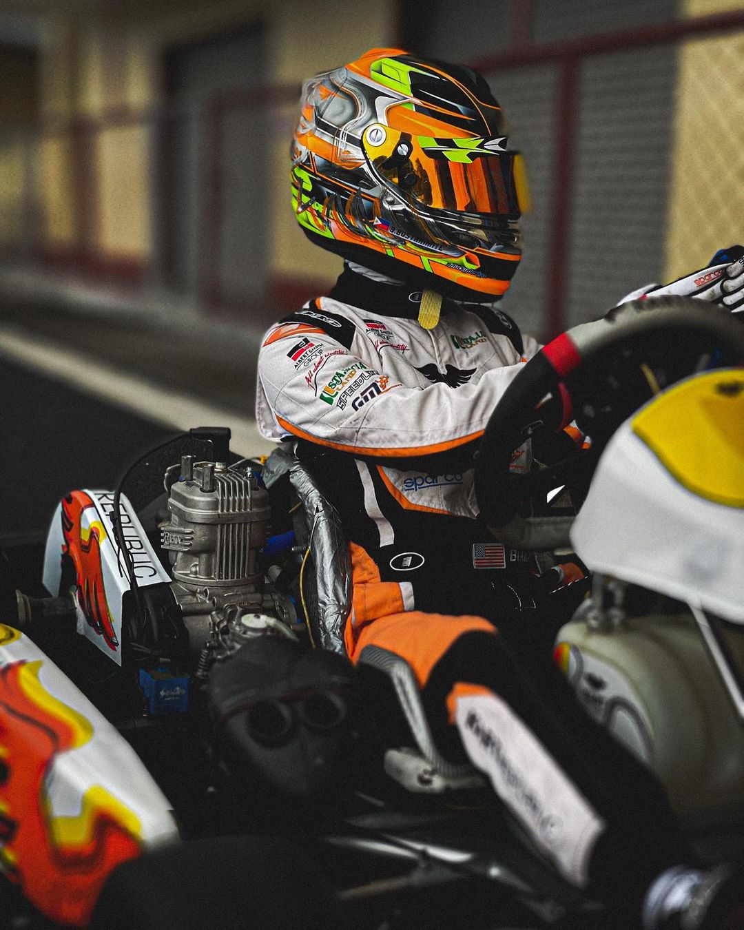 Filipino racer Bianca Bustamante karting in the Philippines
