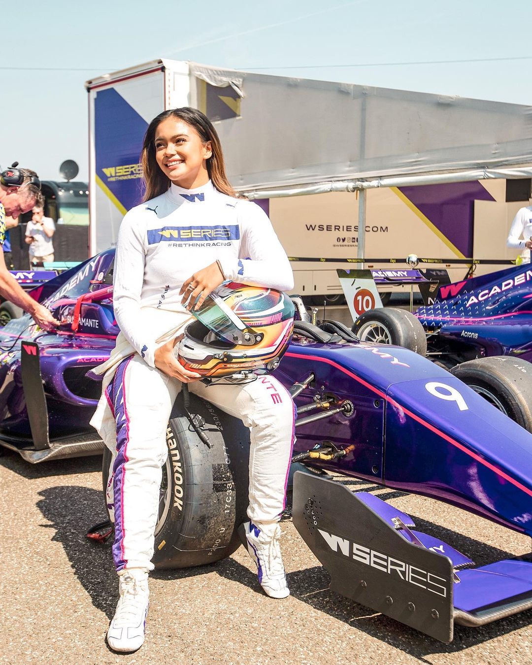 Bianca Bustamante in the W Series 