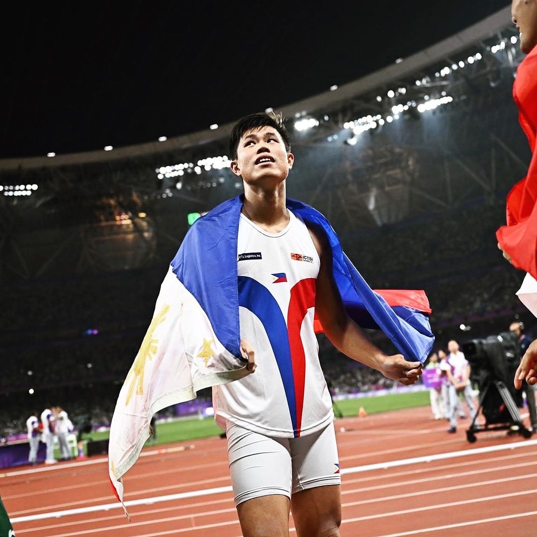 EJ Obiena in the 2022 Asian Games 