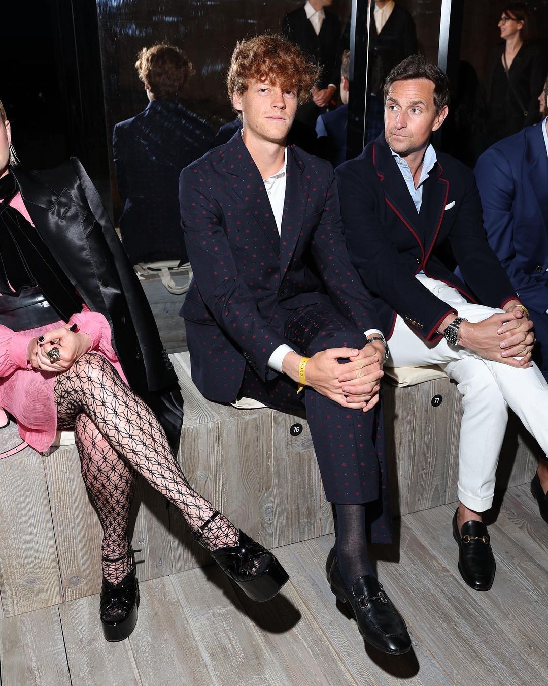 Jannik Sinner attends fashion show