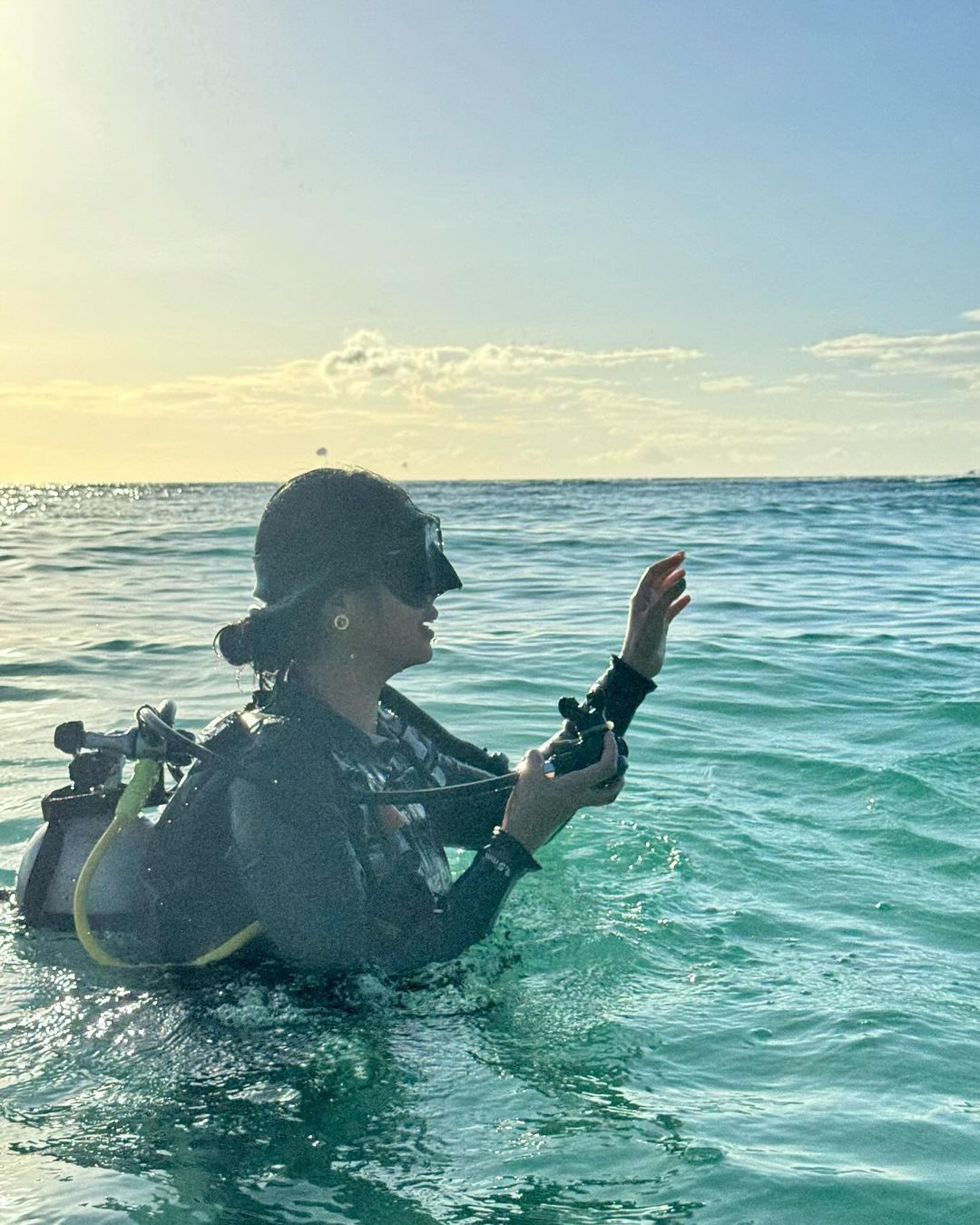 Filipino athlete Alex Eala in Boracay for 2023 holidays