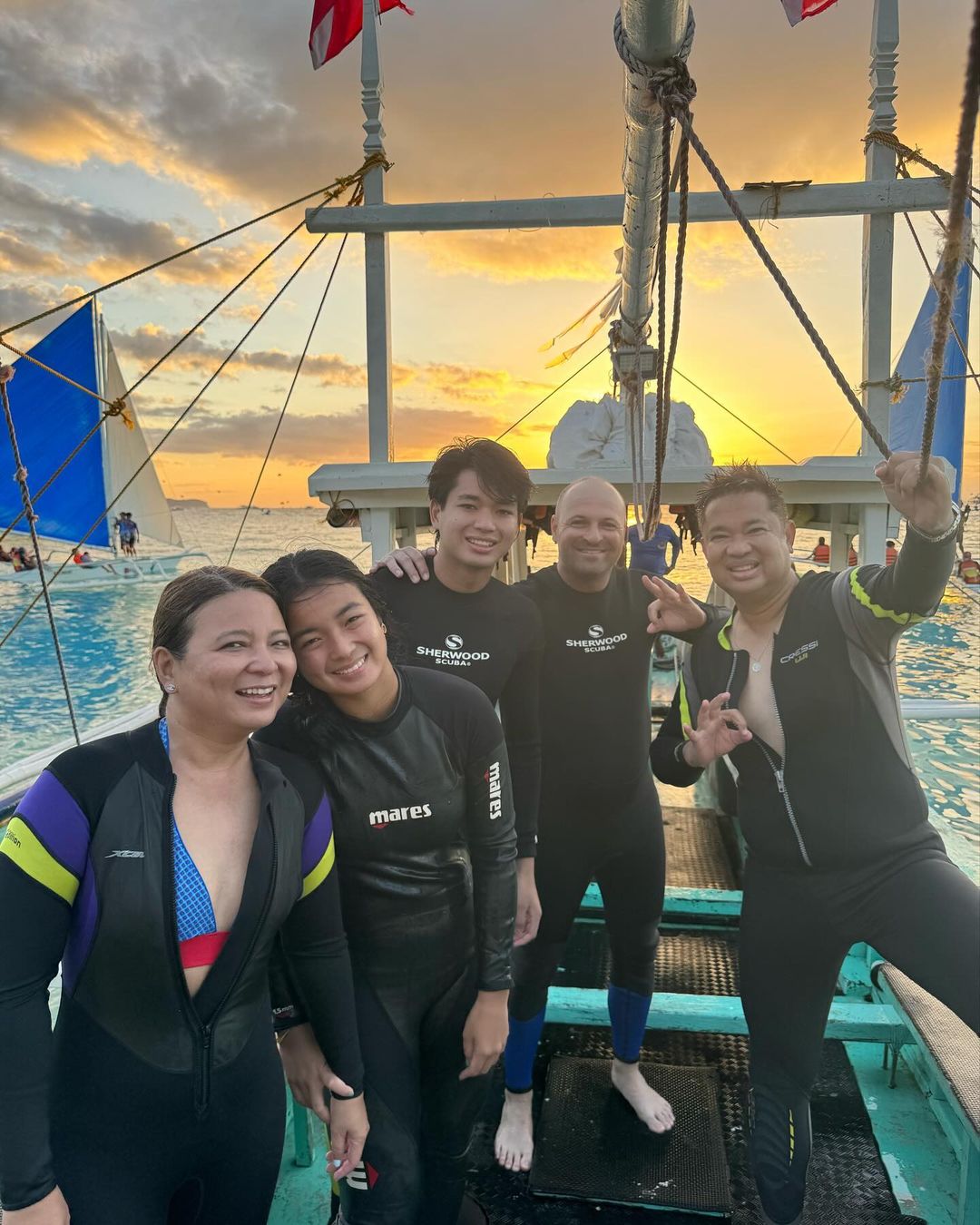 Filipino athlete Alex Eala in Boracay for 2023 holidays