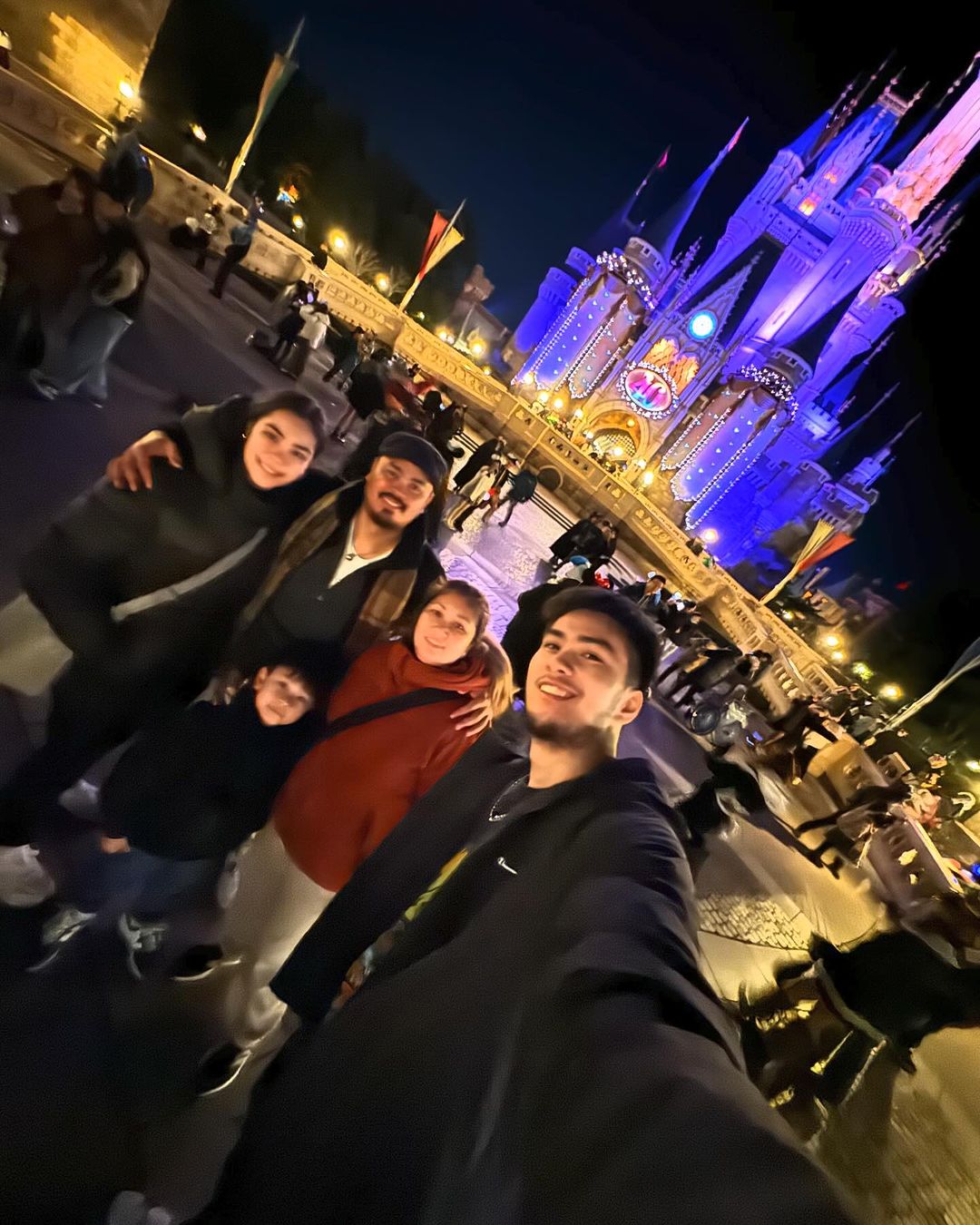 Kai Sotto in Disneyland with family for 2023 holidays