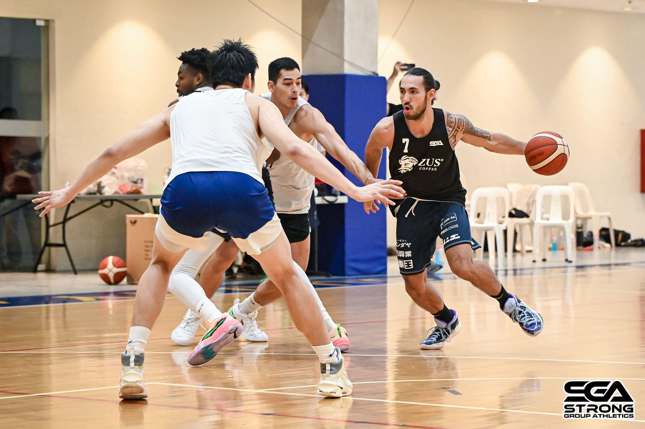 Jordan Heading in practice