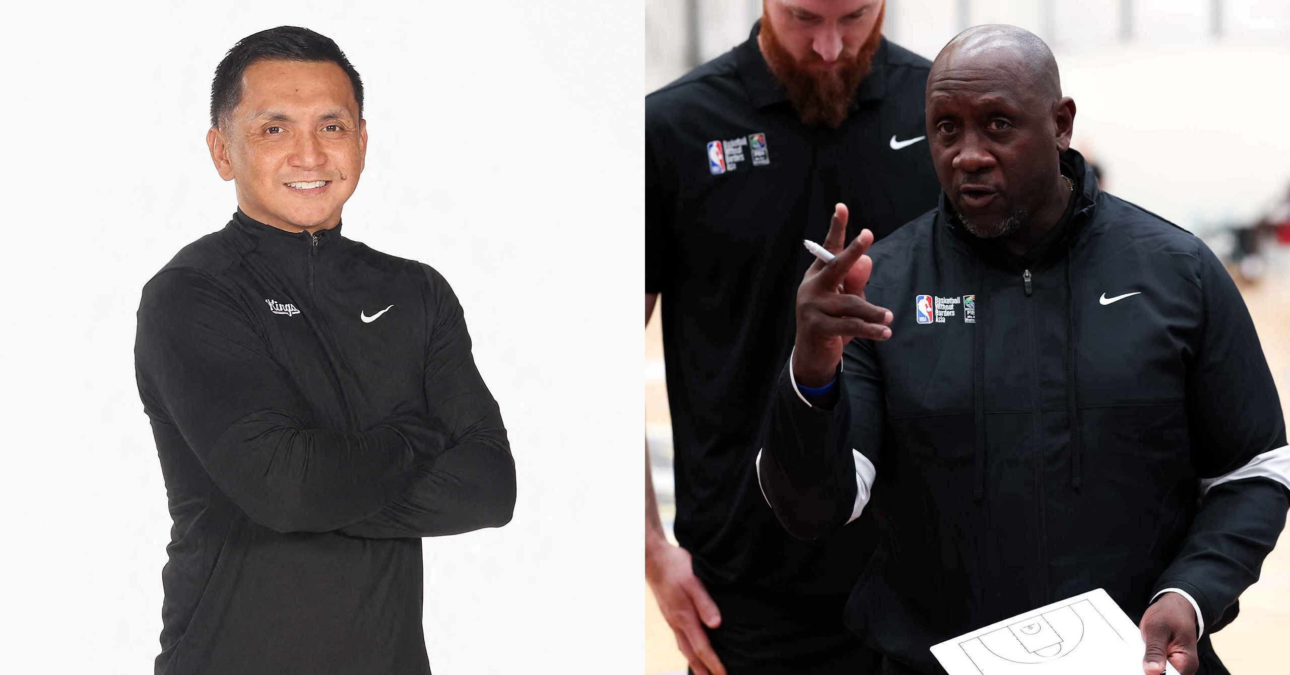 Jimmy Alapag and Bobby Jackson