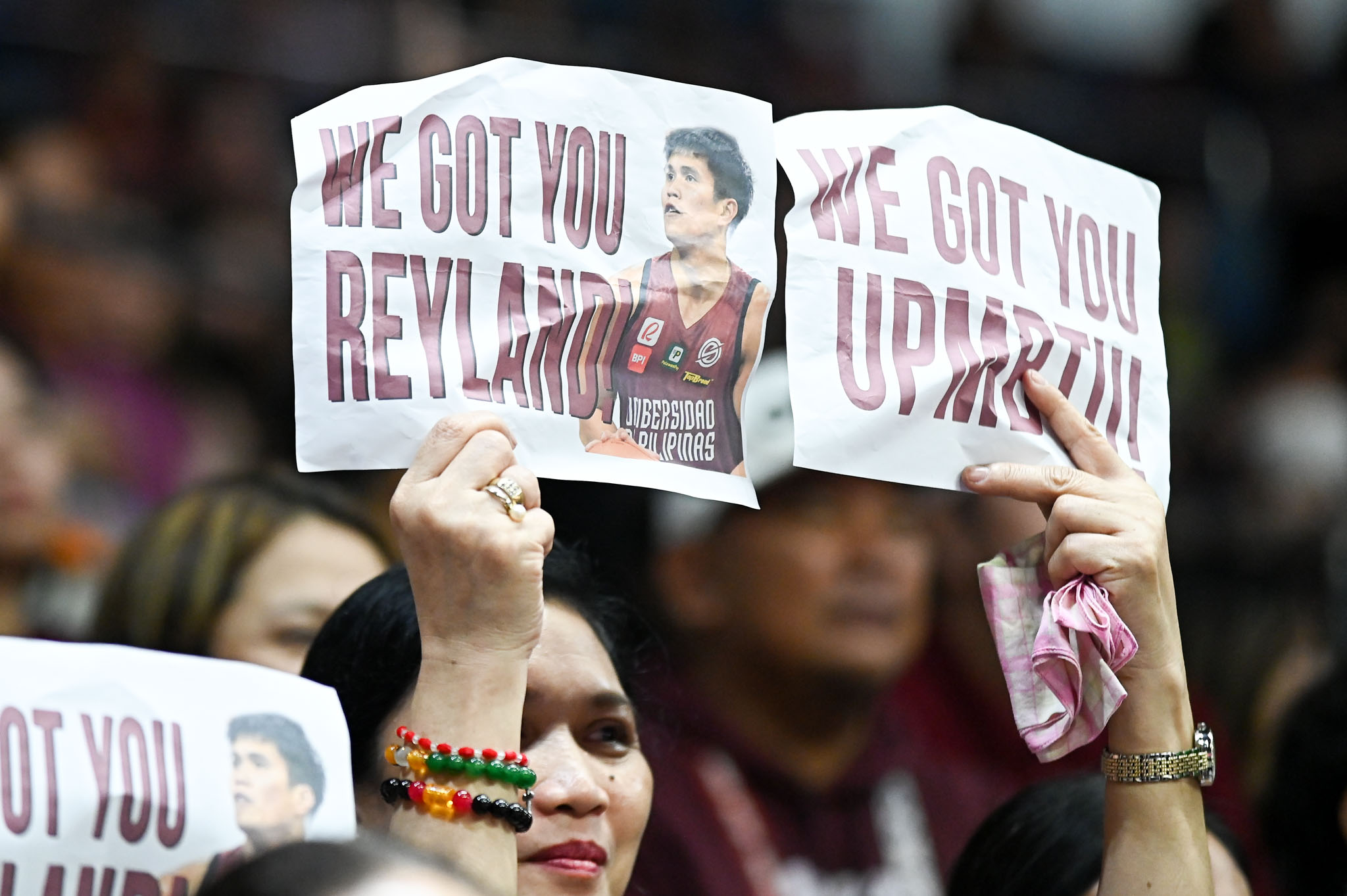 The We got you Reyland banner