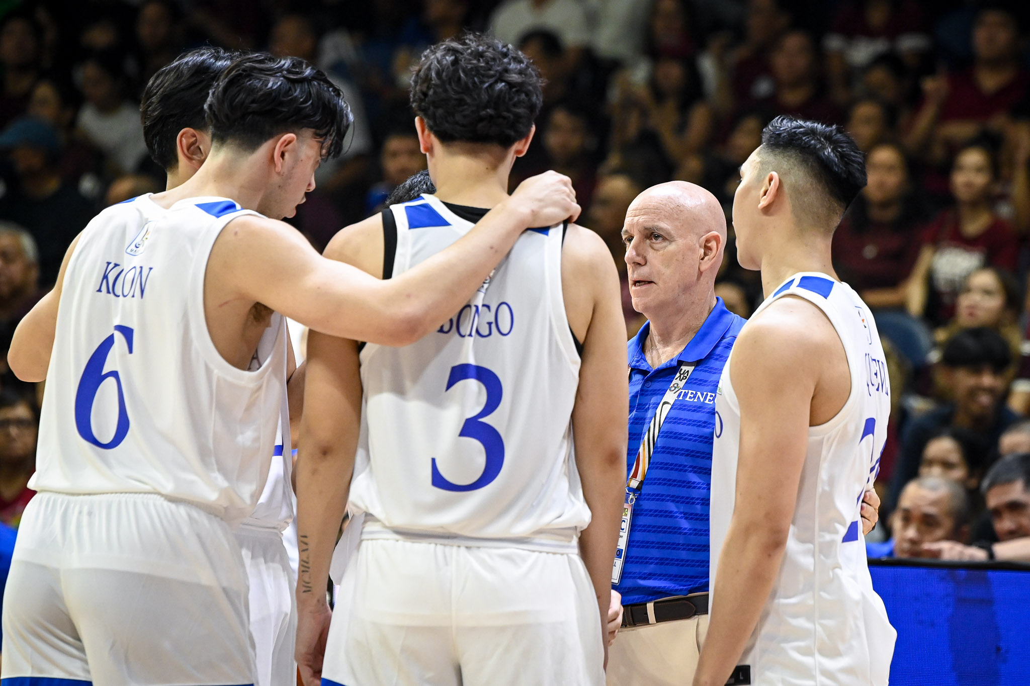 The Season 87 Ateneo Blue Eagles. 