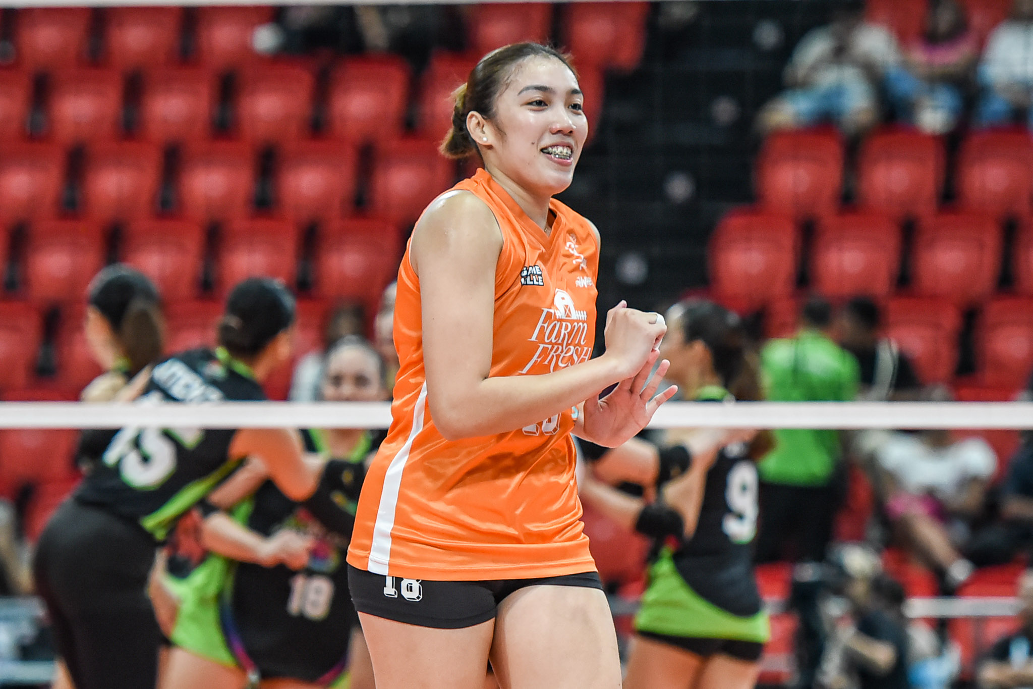 Lorene Toring in her Farm Fresh and PVL debut. 