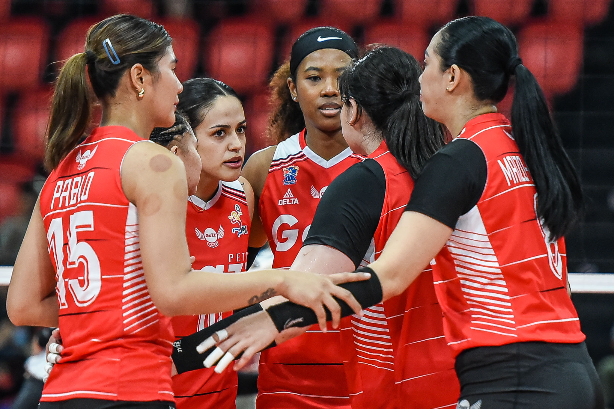 A team shot of the Petro Gazz angels for the 2024-25 All-Filipino Conference