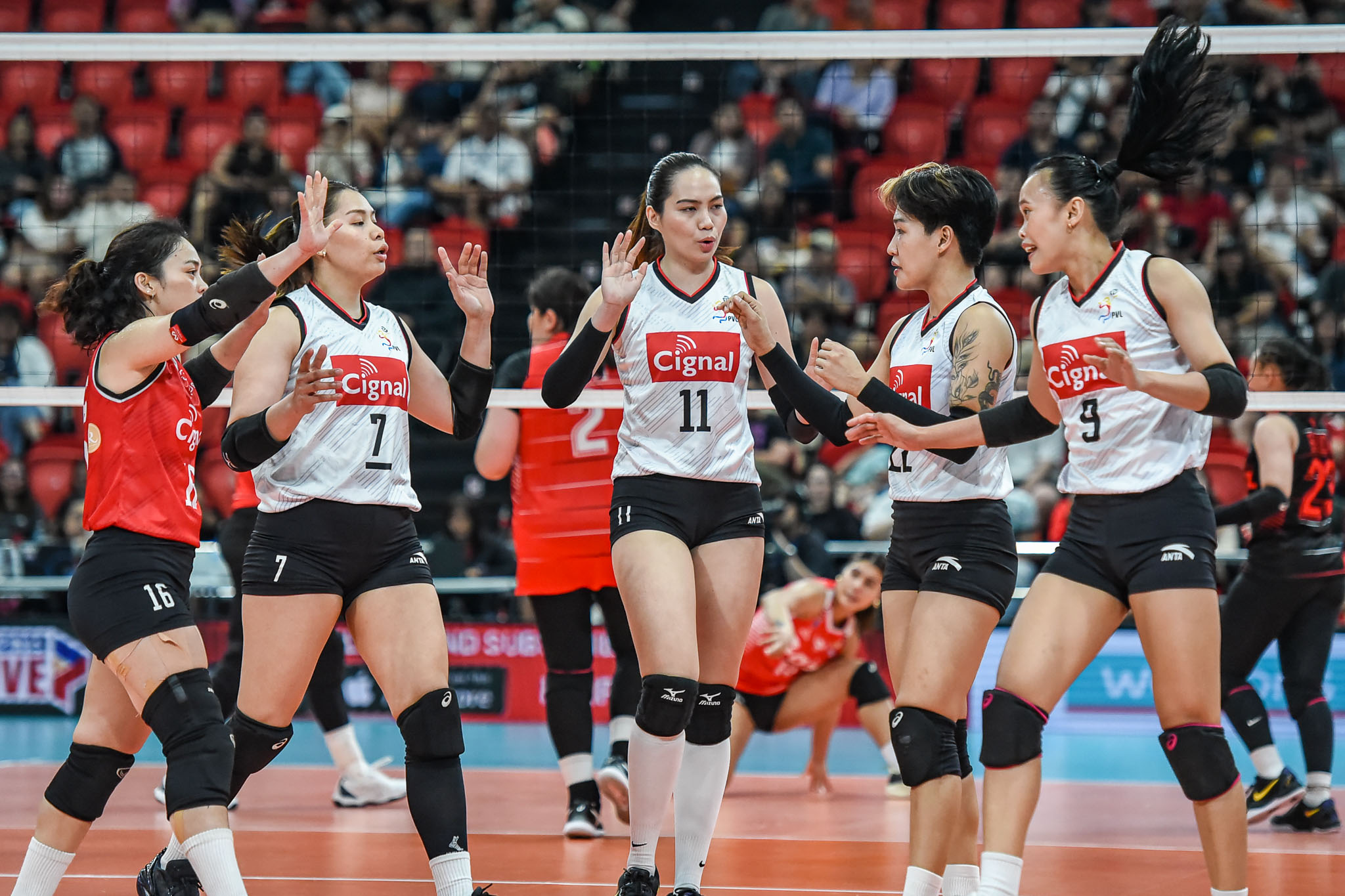 A team shot of the Cignal HD Spikers during the 2024-25 All-Filipino Conference