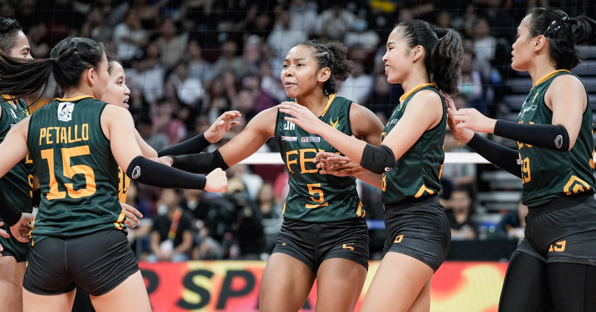 A shot of the FEU Lady Tamaraws