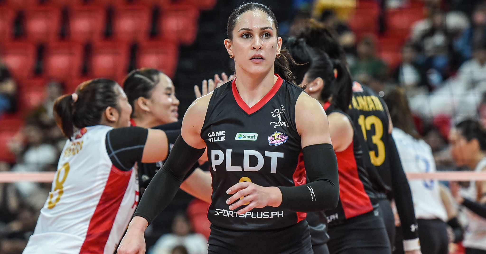 A shot of PLDT stalwart Savi Davison