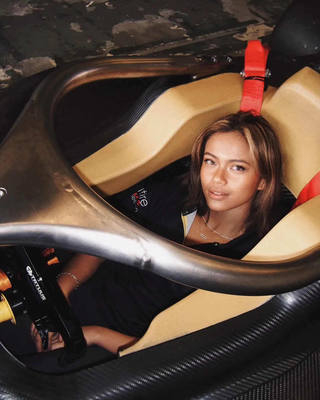 Bianca Bustamante in the Elite Motorsports GB3 car