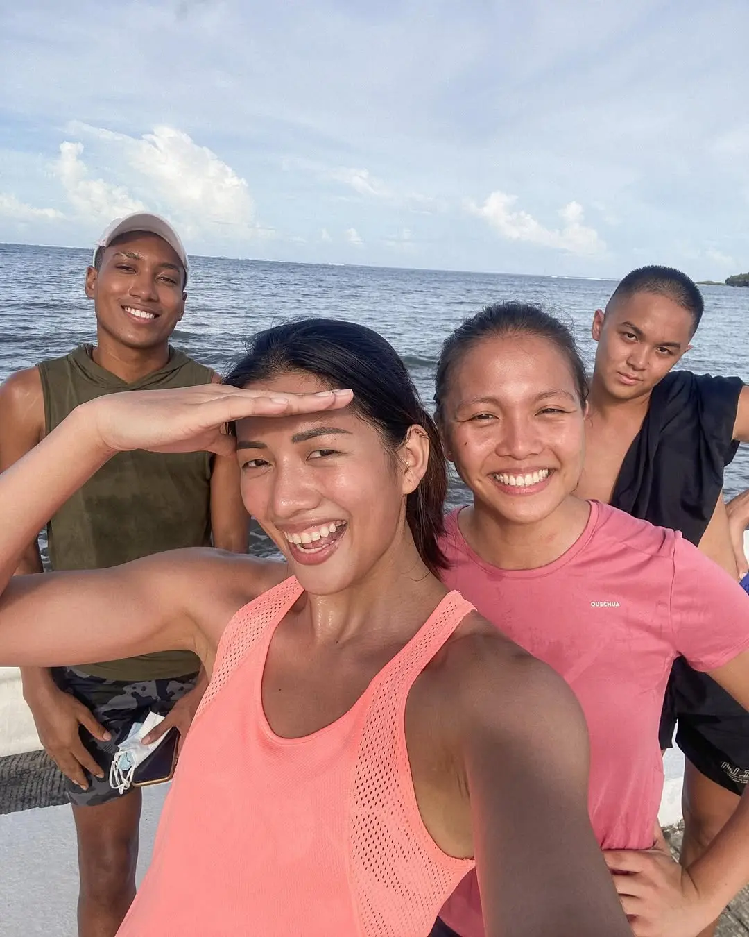 A shot of Kianna Dy in Siargao.