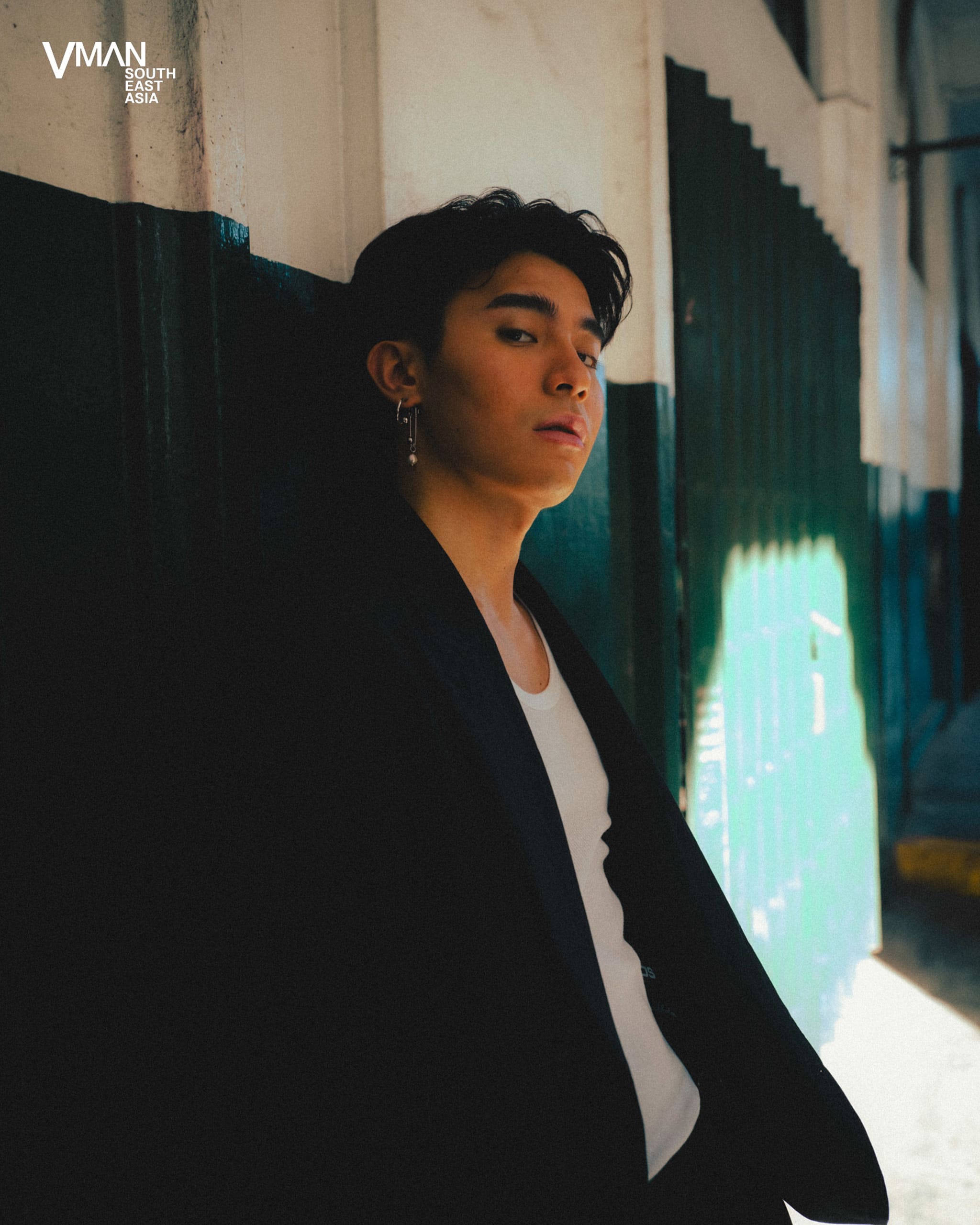 Brent Manalo wearing Acne Studios