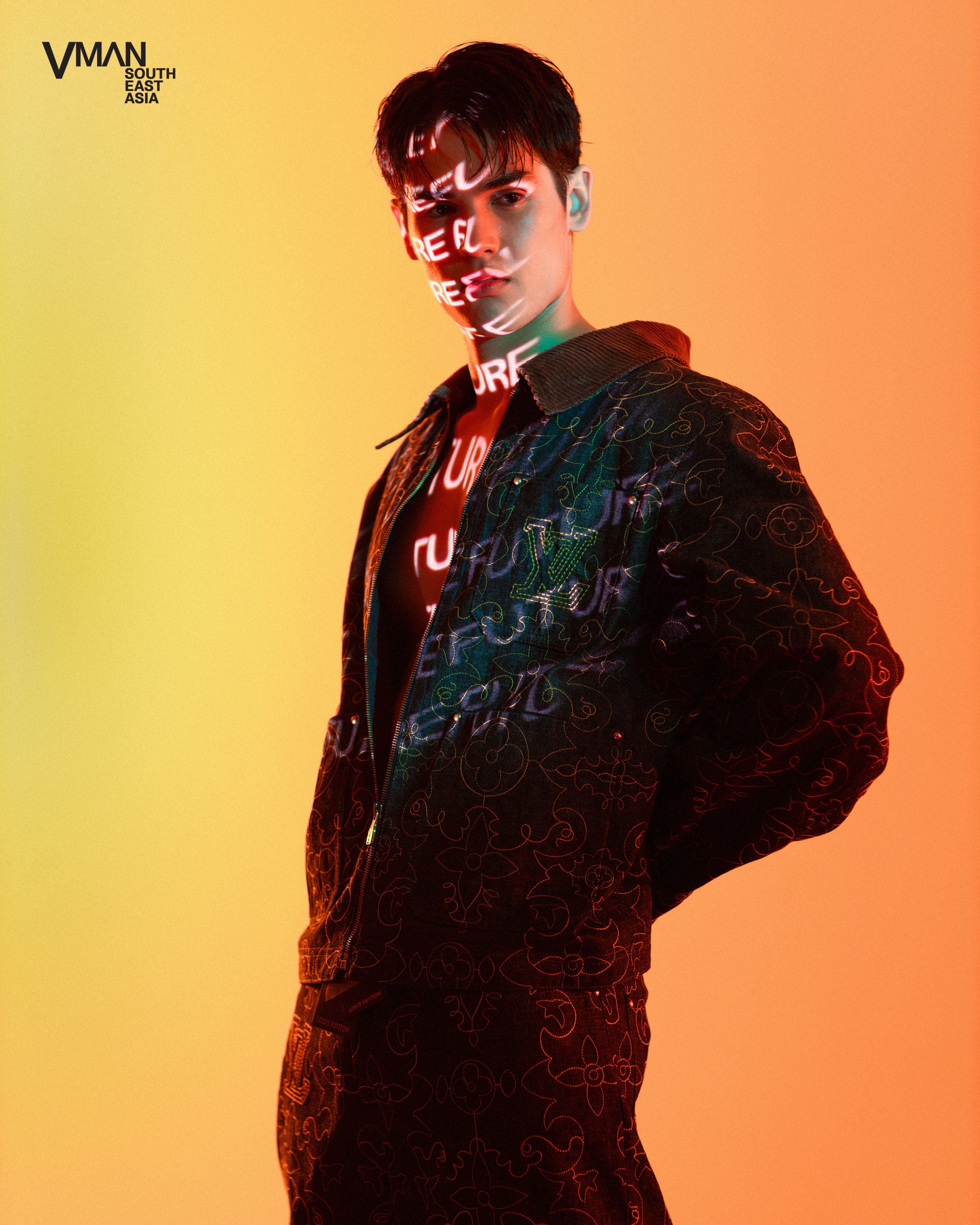 Kobie wears clothing LOUIS VUITTON