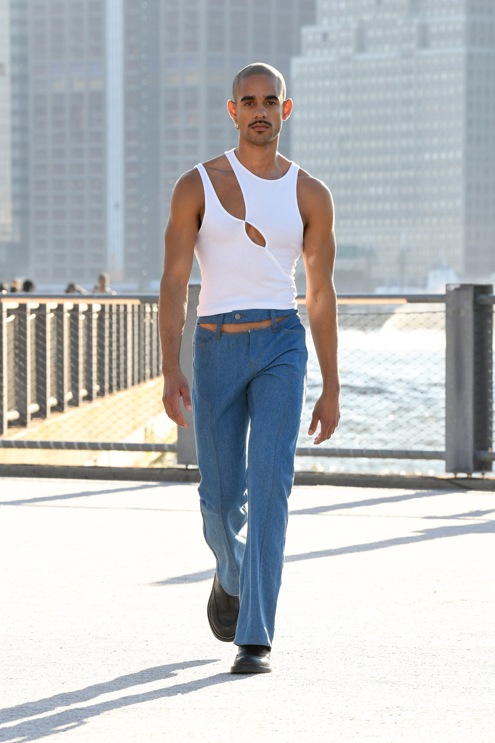 K.ngsley at the MADE x PayPal MADE Class of 2022 Fashion Show tank top