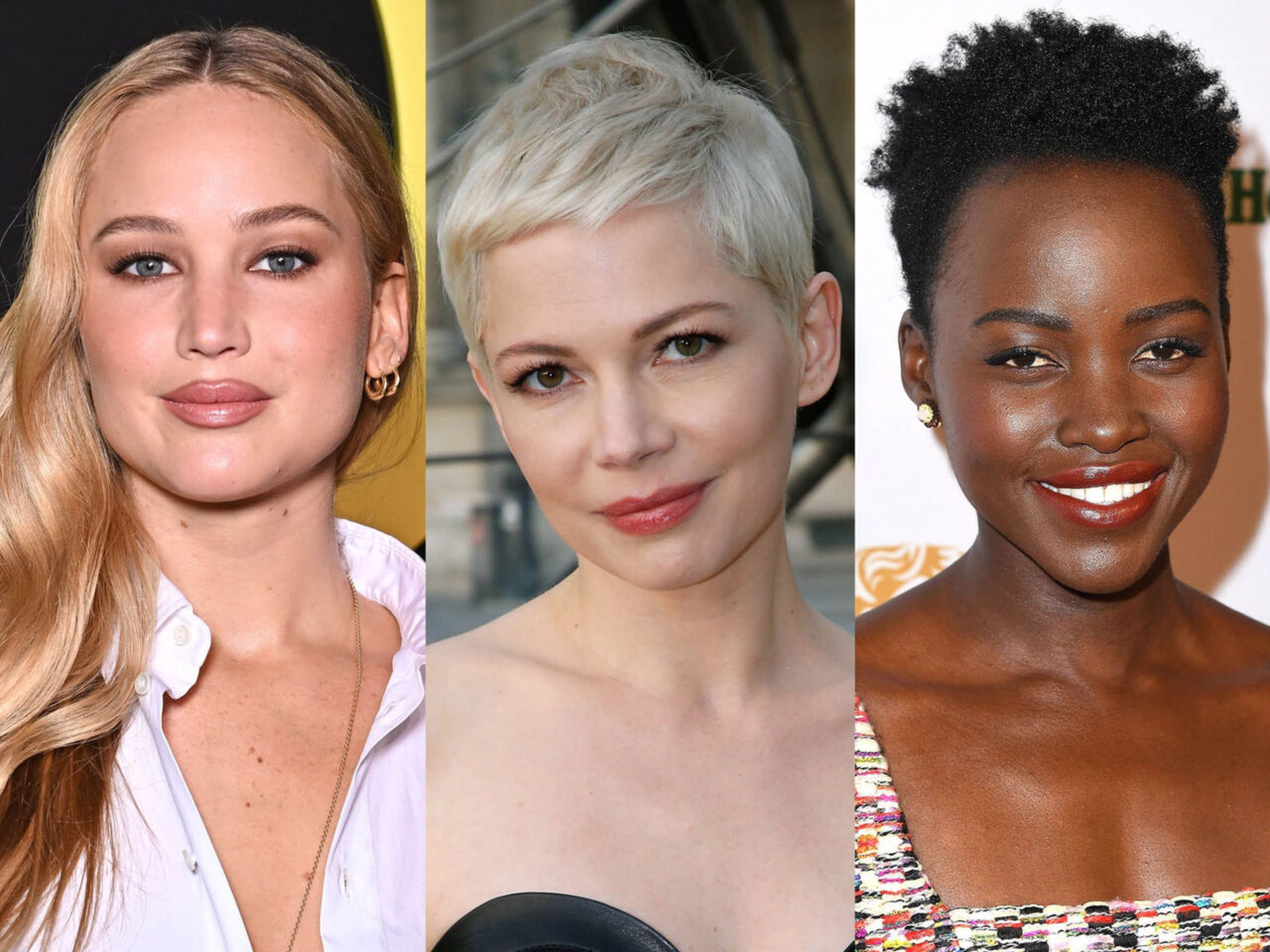 Jennifer Lawrence, Michelle Williams, Lupita N'Yongo, Viola Davis, and Gemma Chan