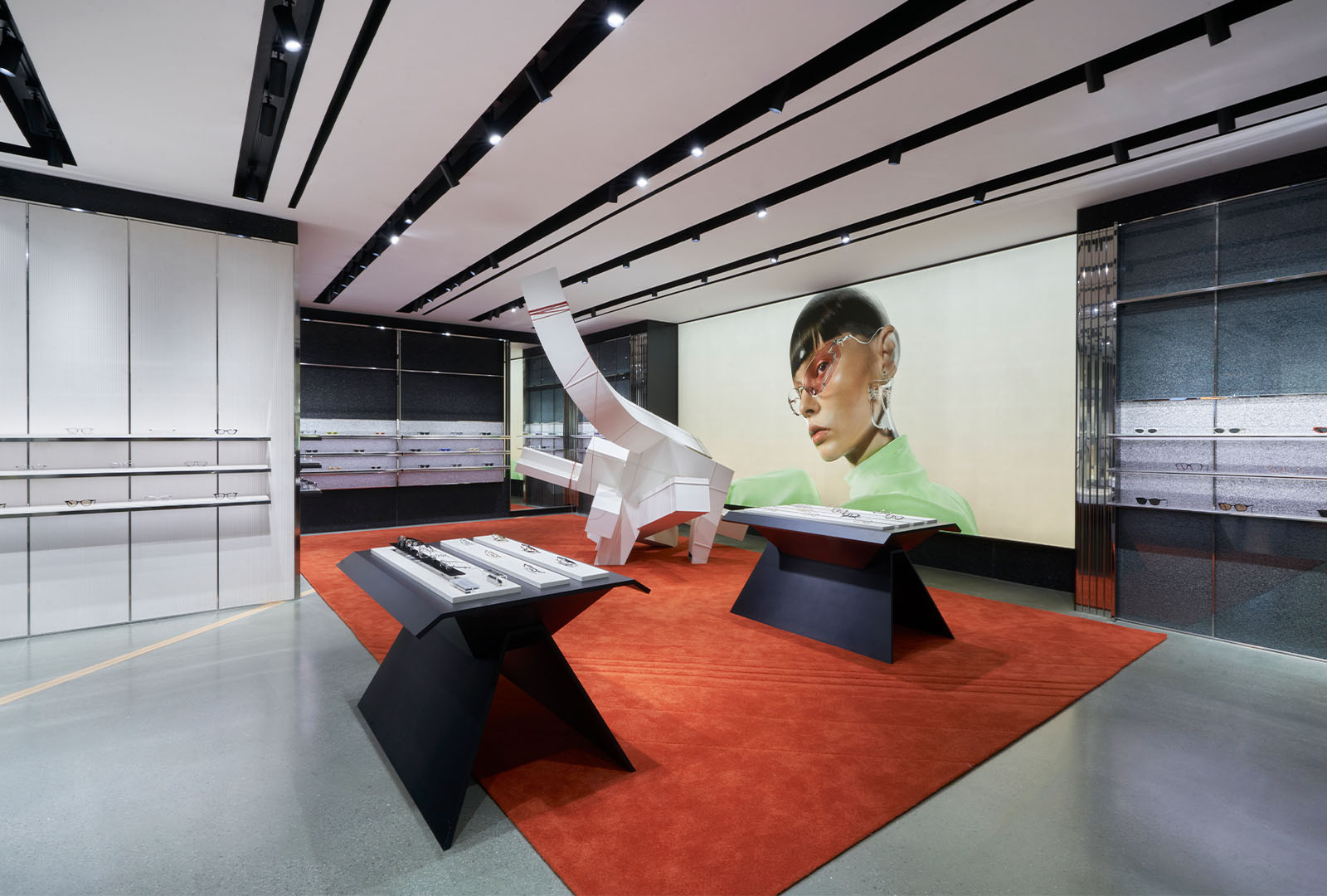 Interior of Gentle Monster PH store.