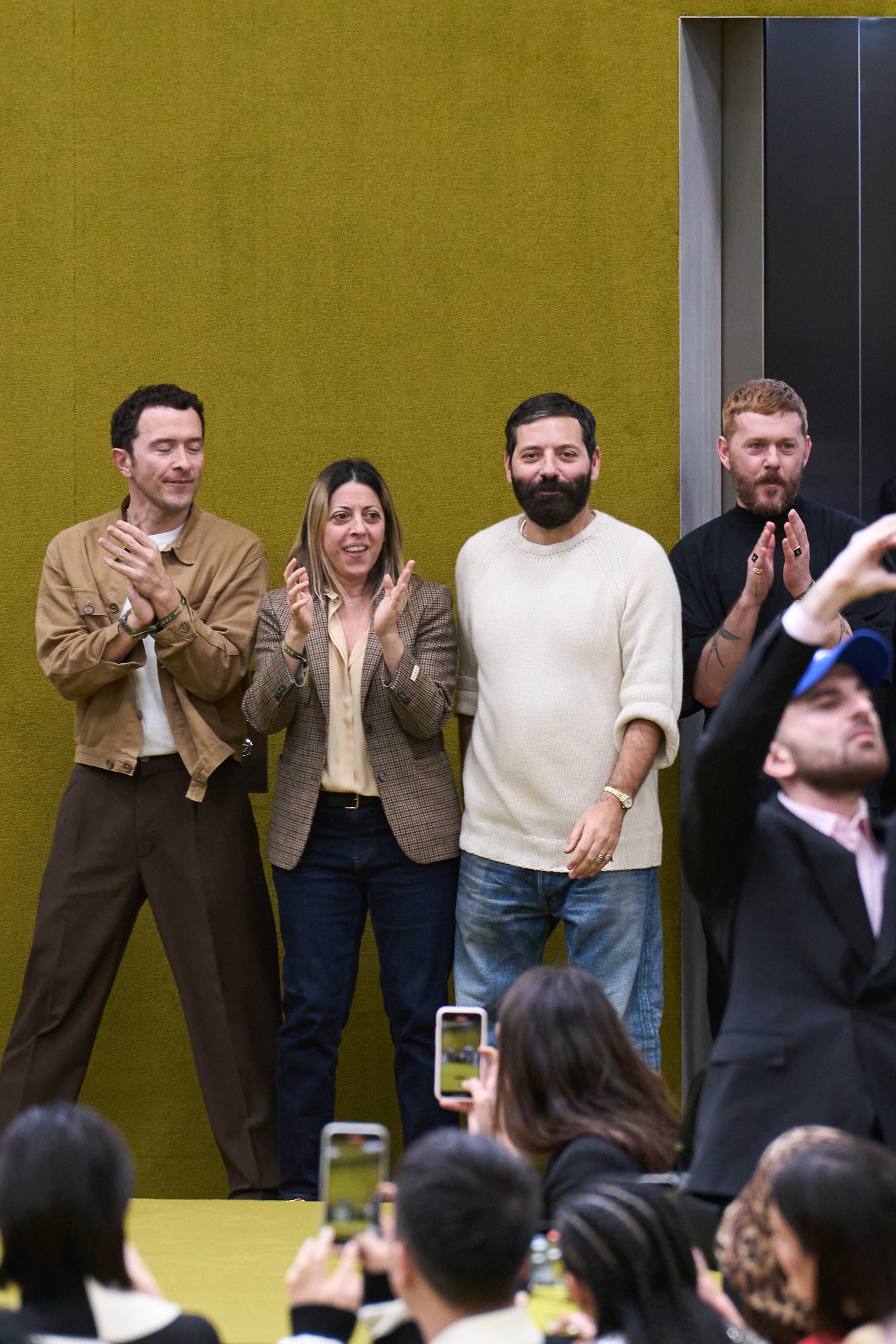 Davide Renne at the Gucci fall 2023 ready-to-wear show. Photo: Filippo Fior / Gorunway.com