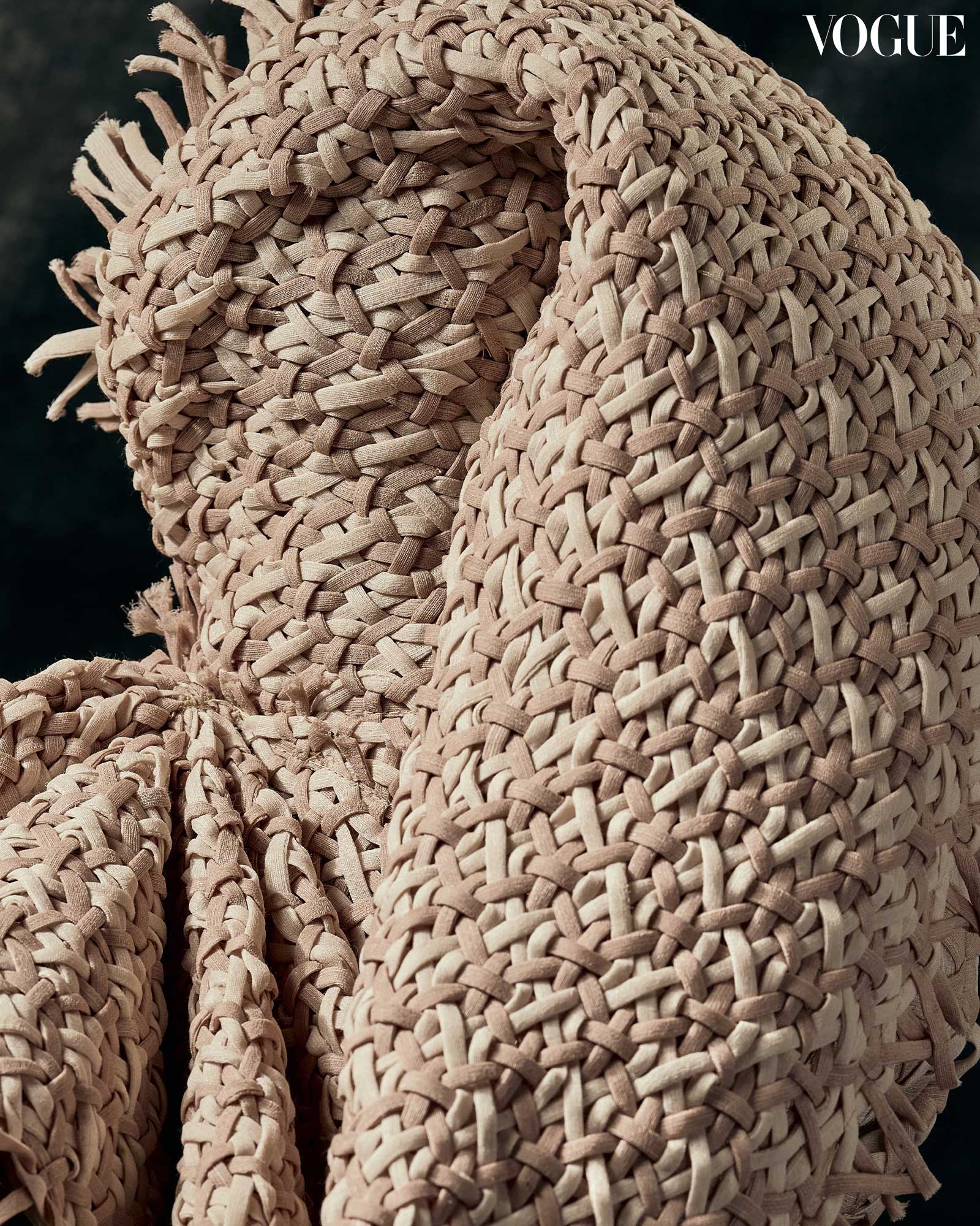 Jaggy Glarino Brown Banig Dress Vogue Philippines Vogue Threads