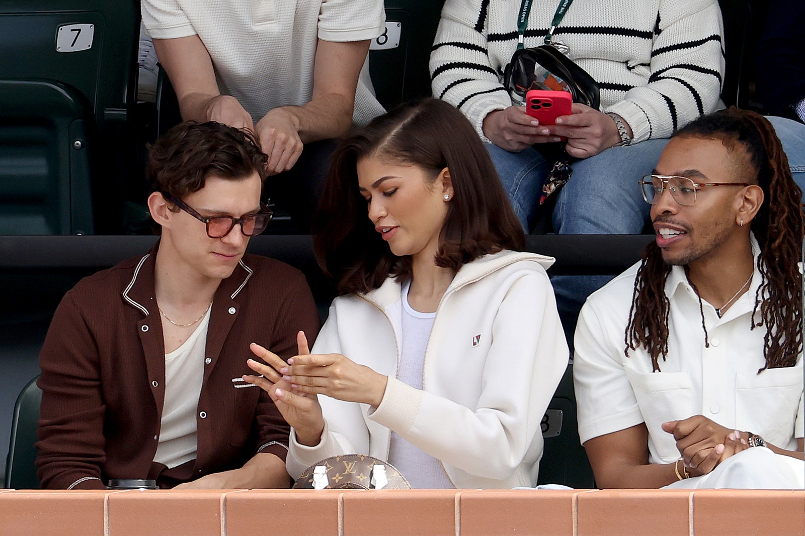 Zendaya and Tom Holland at Indian Wells in March