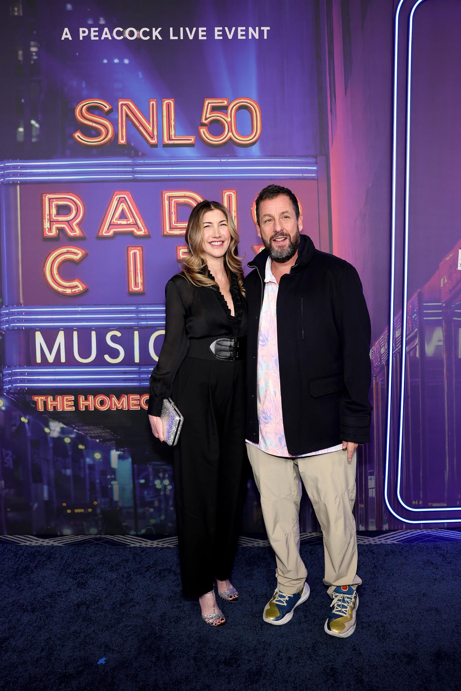 Adam Sandler and Jackie Sandler SNL50