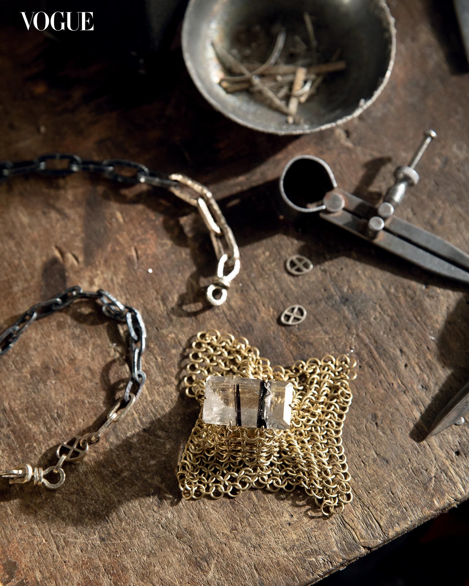 Hammerlink chain necklace